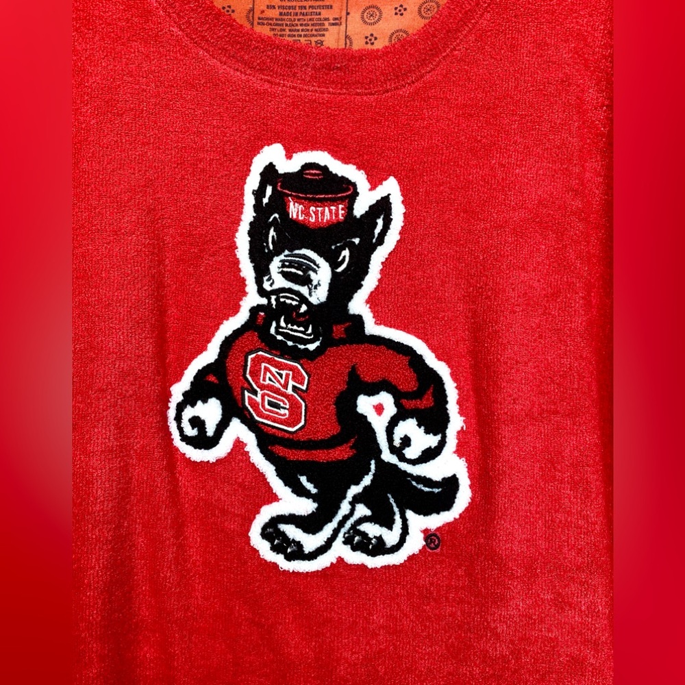 Nc State Wolf Patch Sweater Nwot - image 2